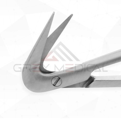 Potts-Scissors - 125° Angled V-Neck Short Fine Blades