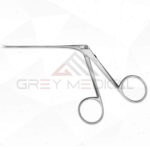 Shea Micro-Ear Scissors, 2.4 X 1.6 X 7.0mm, Curved Left