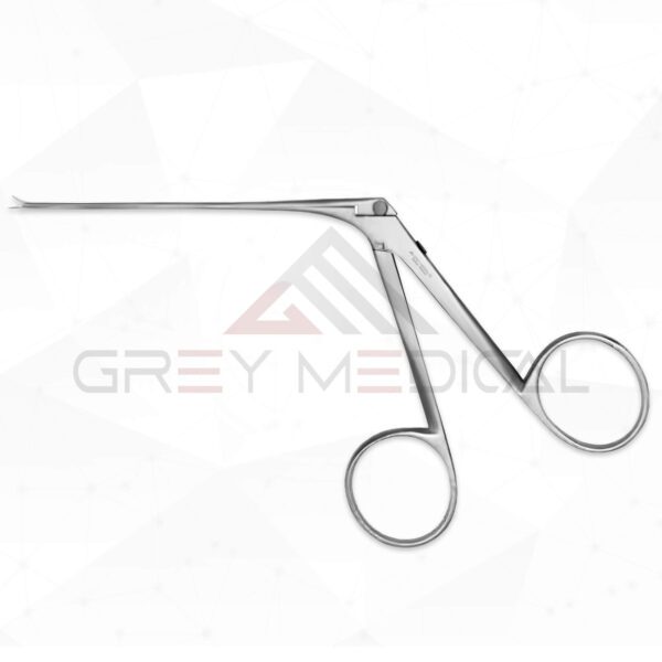 Shea Micro-Ear Scissors, 2.4 X 1.6 X 7.0mm, Curved Left