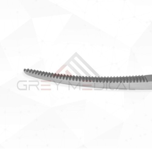 Vascular Forceps - Curved Serrated jaws