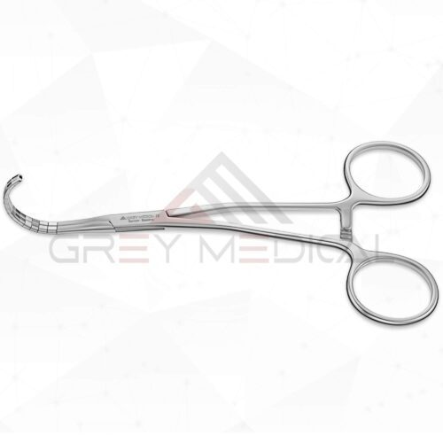 Dennis-Style Anastomosis Clamp - Semi-Circle Cooley Jaws