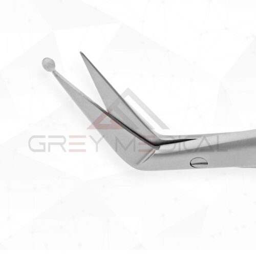 Micro Sharp Fine Scissors (Bead Tip) - Round Handle