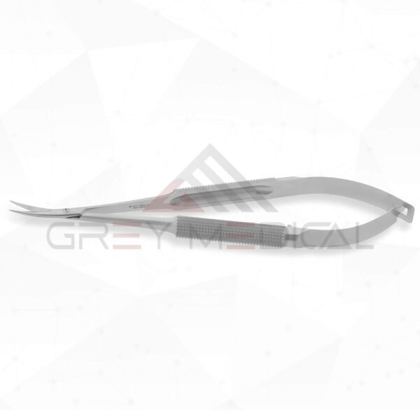 Micro Sharp Fine Scissors (Curved) - Round Handle