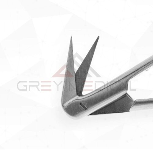 Micro Sharp Fine Scissors (V-Neck) - Flat Handle