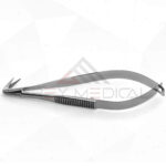 Micro Sharp Fine Scissors (V-Neck) - Flat Handle