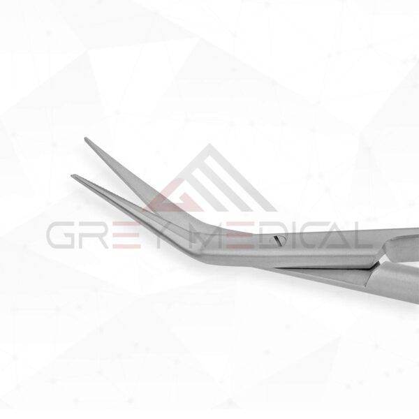 Micro Short Fine Scissors - Angled on Flat