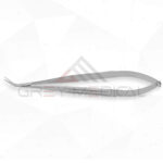 Micro Short Fine Scissors - Angled on Flat