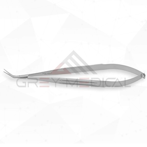 Micro Short Fine Scissors - Angled on Flat