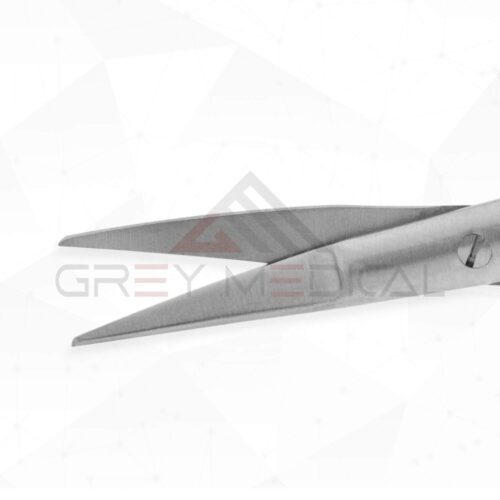 Micro Short Fine Scissors (Curved) - Flat Handle