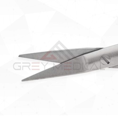 Micro Short Fine Scissors (Straight) - Flat Handle