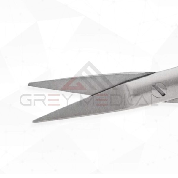 Micro Short Fine Scissors (Straight) - Flat Handle
