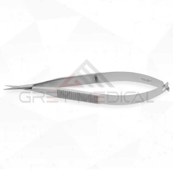 Micro Short Fine Scissors (Straight) - Flat Handle