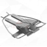 Microvascular Double Clamps Approximator With Frame For Veins