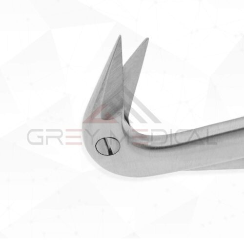 Potts Fine Scissors (125° Angled) - Round Handle