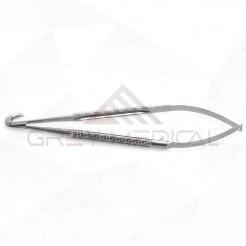 Potts Fine Scissors (170° Angled) - Round Handle