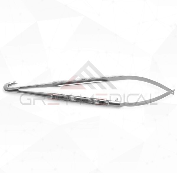 Potts Fine Scissors (170° Angled) - Round Handle