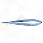 Titanium Streamlined Jacobson Micro Needle Holder - Flat Handle
