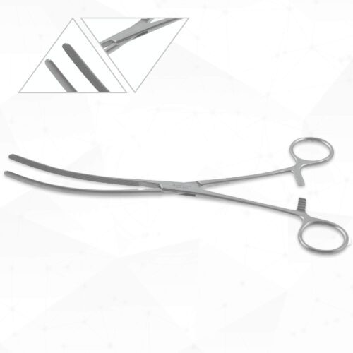 Kocher Clamp Forceps - Longitudinal Serrations
