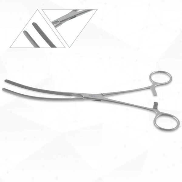 Kocher Clamp Forceps - Longitudinal Serrations