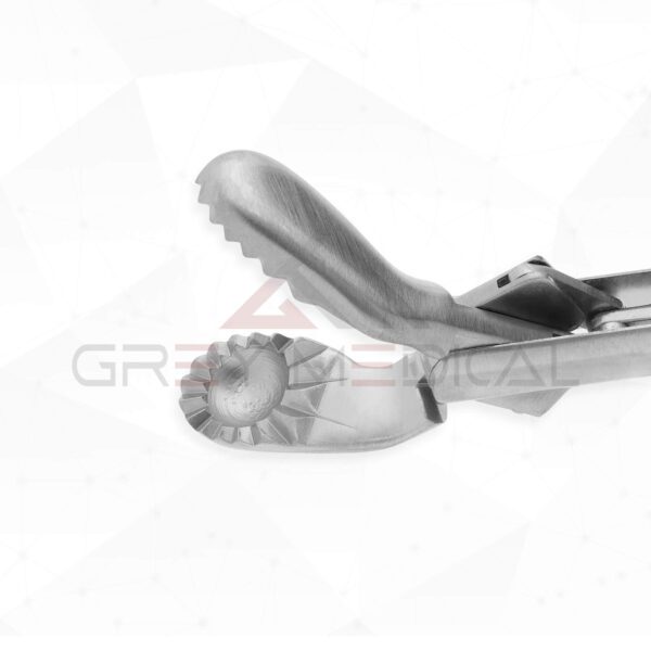 MIS Double Action Russian Forceps - Oval Serrated Tips