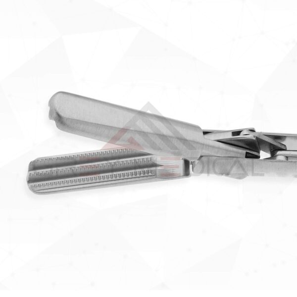 MIS Dual Action DeBakey Forceps - Straight, 2x3 Teeth
