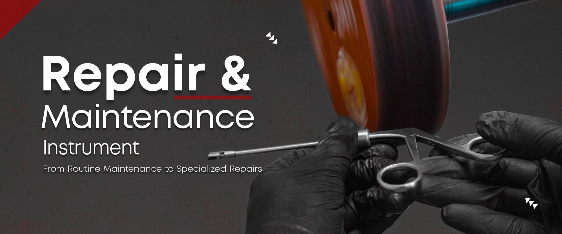 Grey Medical instrument maintenance and repair service