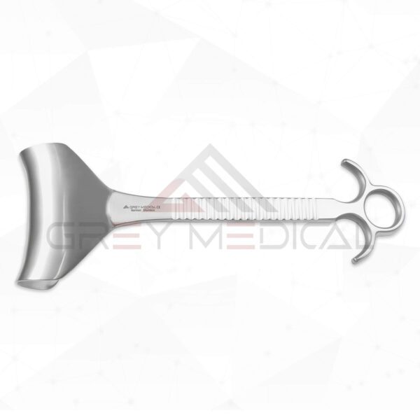 Ring Handle Doyen Retractor & Chain With Weight