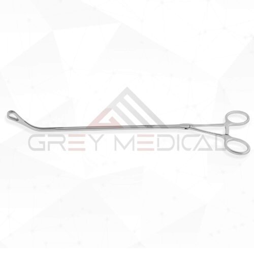 VATS Foerster Forceps - Curved, With Ratchet