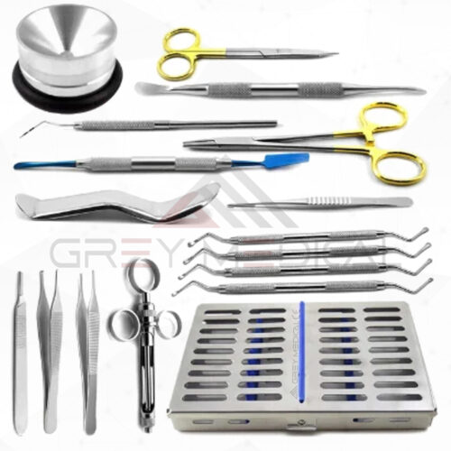 16 Piece Dental Implant Surgery Instrument Kit