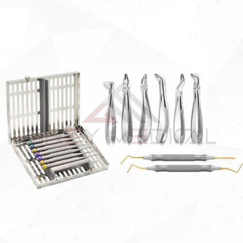 Complete Set of Apical Dental Instruments