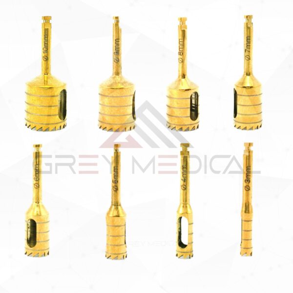 Dental Implant Bone Trephine Drills Kit ( 8 Pcs )