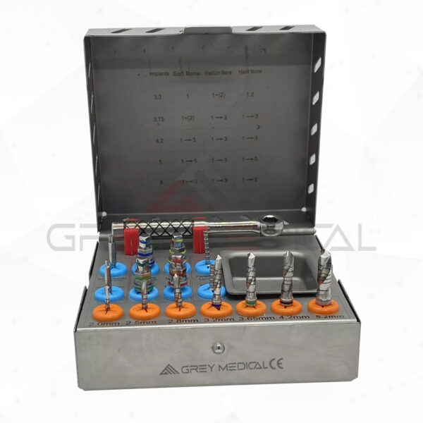 Dental Surgical Drills And Drivers Implants Kit
