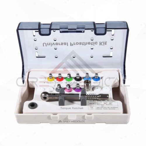 Universal Dental Implant Restoration Kit With Torque Wrench Screw And Ratchet Driver
