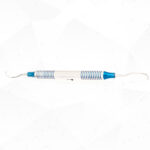 Anterior teeth, premolars, subgingival calculus, scaling, root planing, periodontal pockets, deep pockets, calculus removal, root surface debridement, periodontal therapy, subgingival instrumentation, mesial and distal surfaces. 1/2 Langer Curette